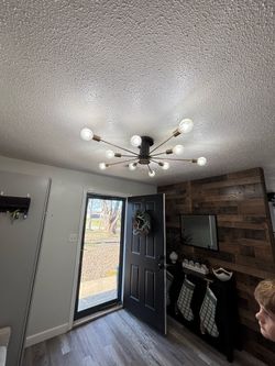 Modern style ceiling light fixture