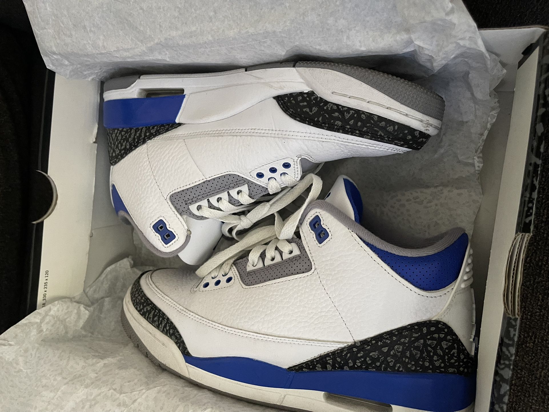 Air Jordan 3 Retro (Racer Blue)