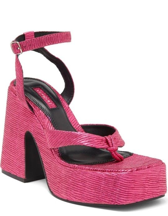 NWT Topshop Robot Ankle Strap Platform Sandal