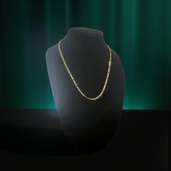 14K GOLD 13.00g 3-1 LINK CHAIN