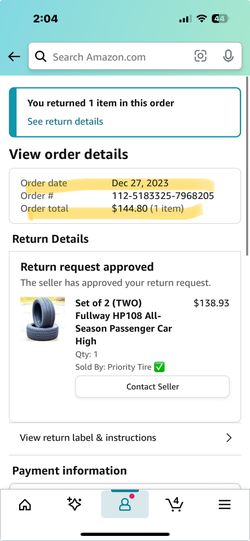 Set of 2 (TWO) Fullway HP108 All-Season Passenger Car High Performance  Radial Tires-225/45R17 225/45ZR17 225/45/17 225/45-17 94W Load Range XL 4- Ply B for Sale in St. Louis, MO - OfferUp