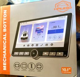 HAudio 10.1” Wireless CarPlay Android Auto Car Stereo - New
