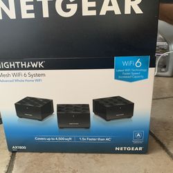Netgear mesh wifi6 system