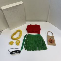 RETIRED Pleasant Company American Girl Molly Halloween Hula Costume