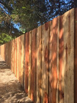 ( Wood fence ) ( cerco nuevo )