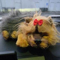 Vintage Perfect Petzzz Realistic Dog Yorkshire Terrier Puppy 10"