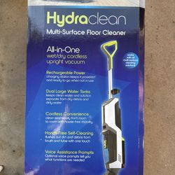 Ionvac Hydra Clean Multi Surface Floor Cleaner All In One Wet/dry Cordless Vacu