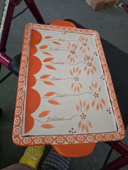 Temptation serving tray.