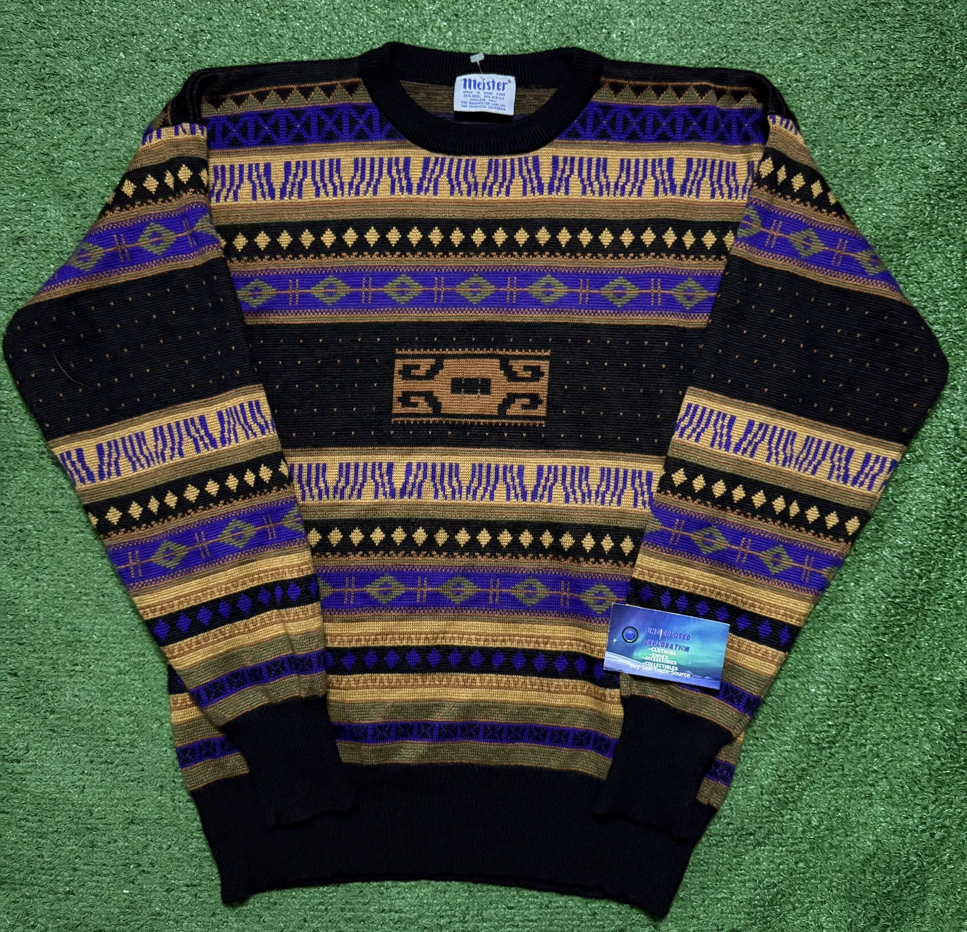 Vintage Meister Knit Crewneck Medium