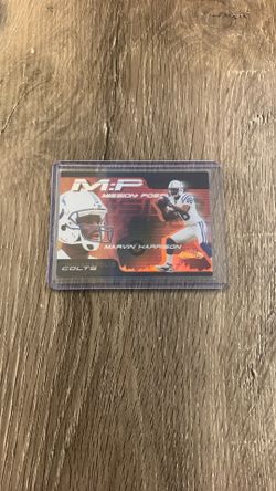 Marvin Harrison Mission Possible 2000 Fleer Card