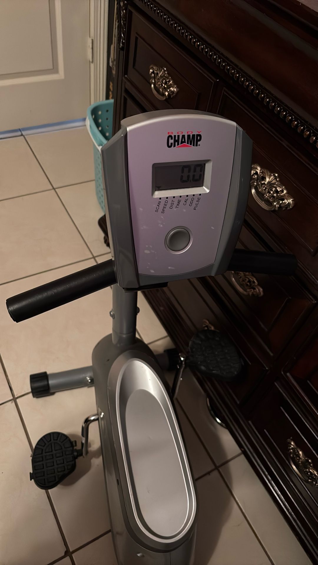 Body Champ Exercise Stationary Sitting Bike