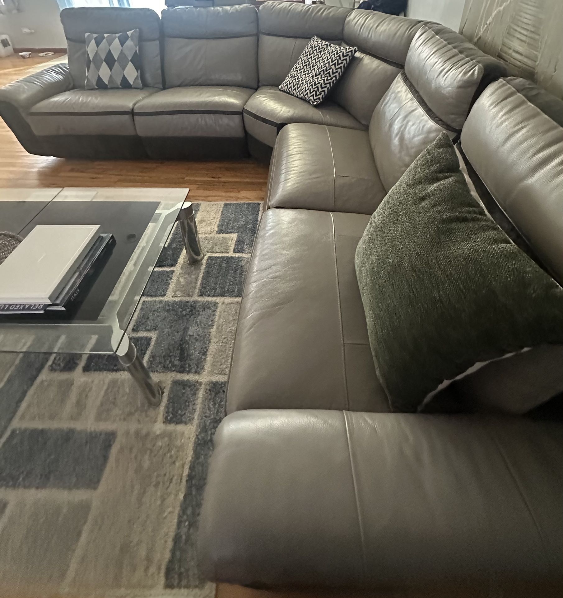 Recliner Leather Sofa