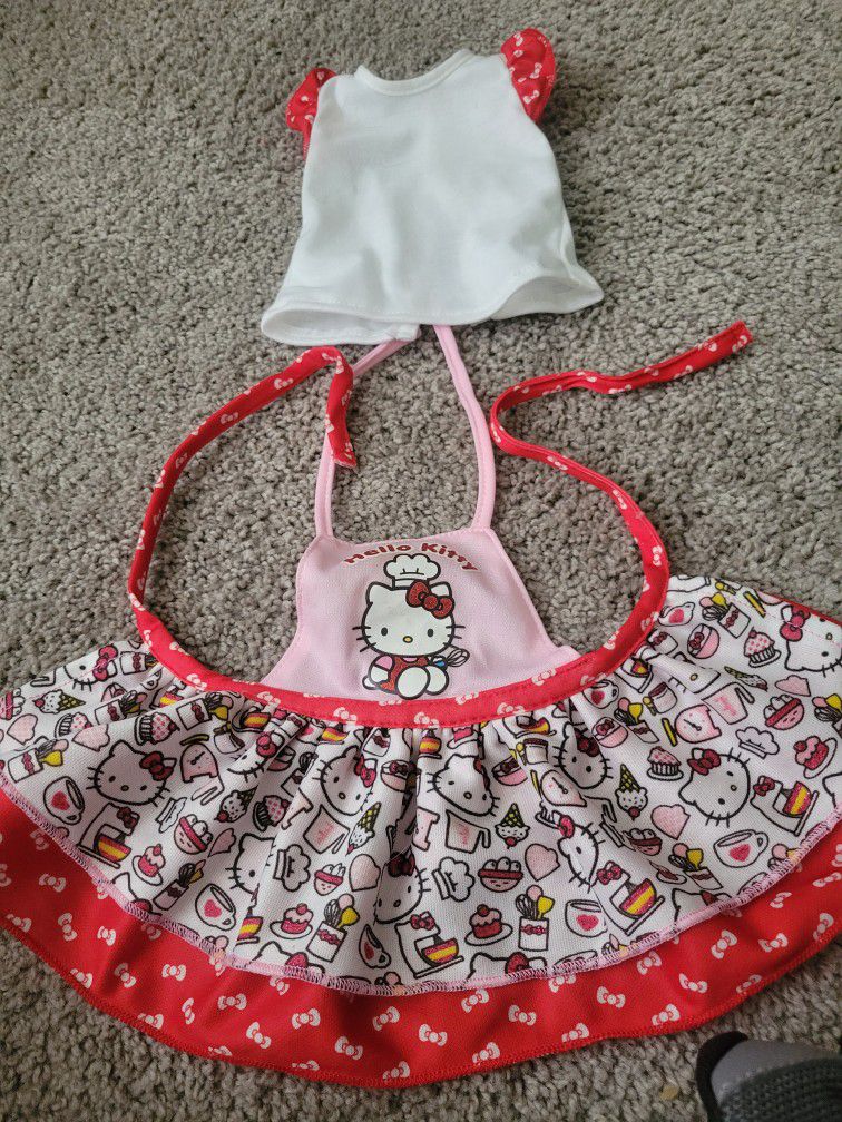 Hello Kitty Doll Apron & Shirt
