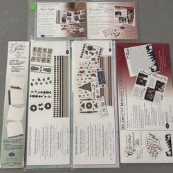 lot of 6 Christmas / Holiday themed creative memories stickers packs
