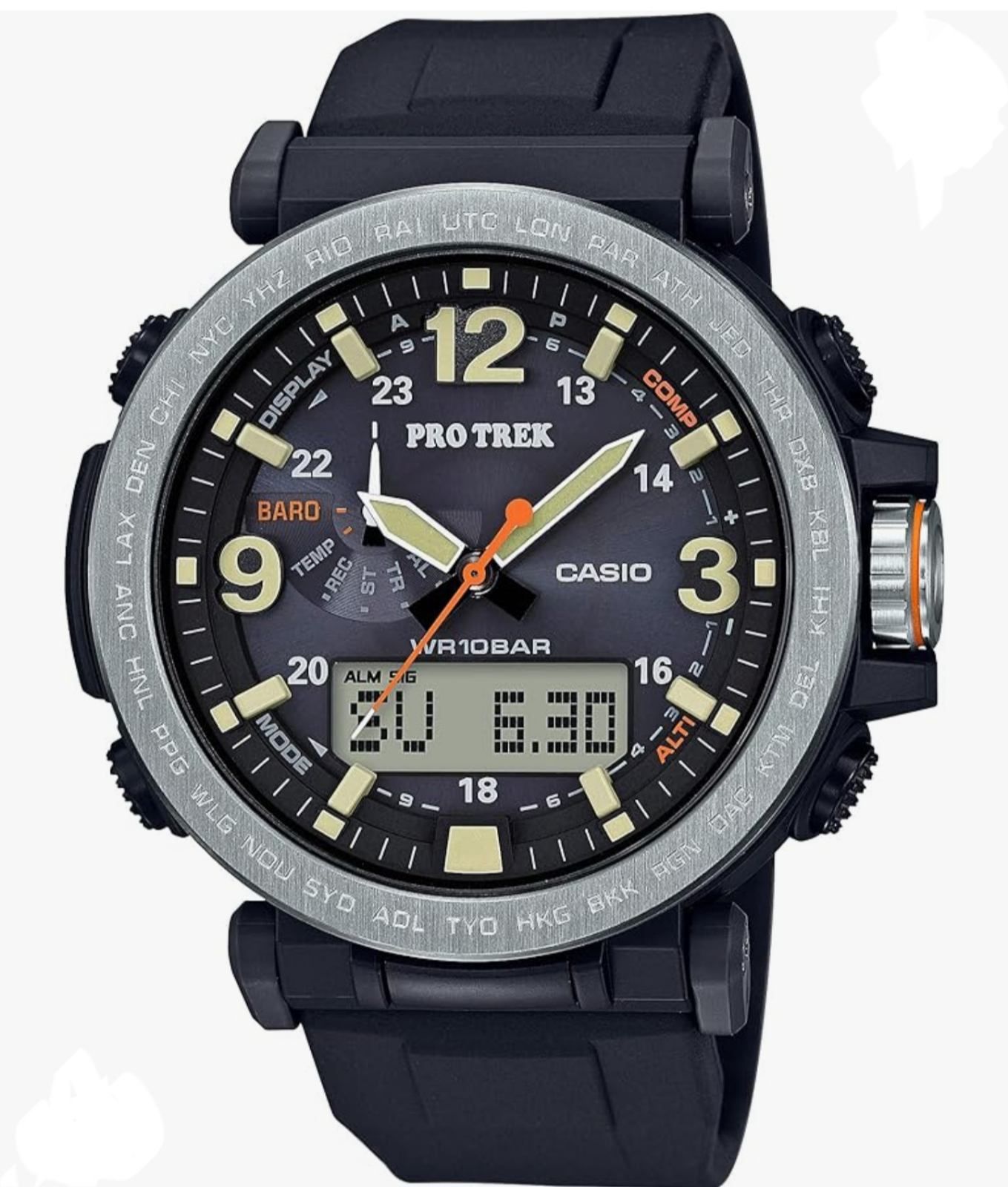 Casio Pro Trek PRG-600 Tough Solar Triple Sensor Watch