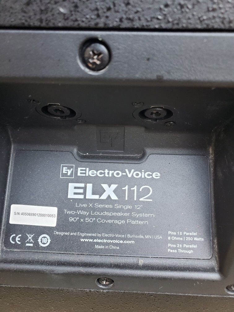BOCINAS ELECTRO VOICE