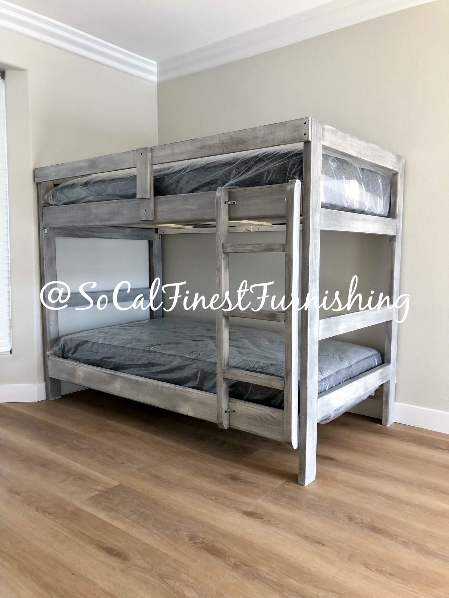 Twin Bunk Bed With Mattresses