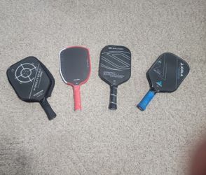 4 Pickleball Paddles Available 