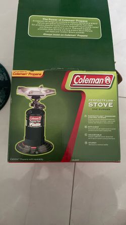 COLEMAN ONE BURNER GAS STOVE