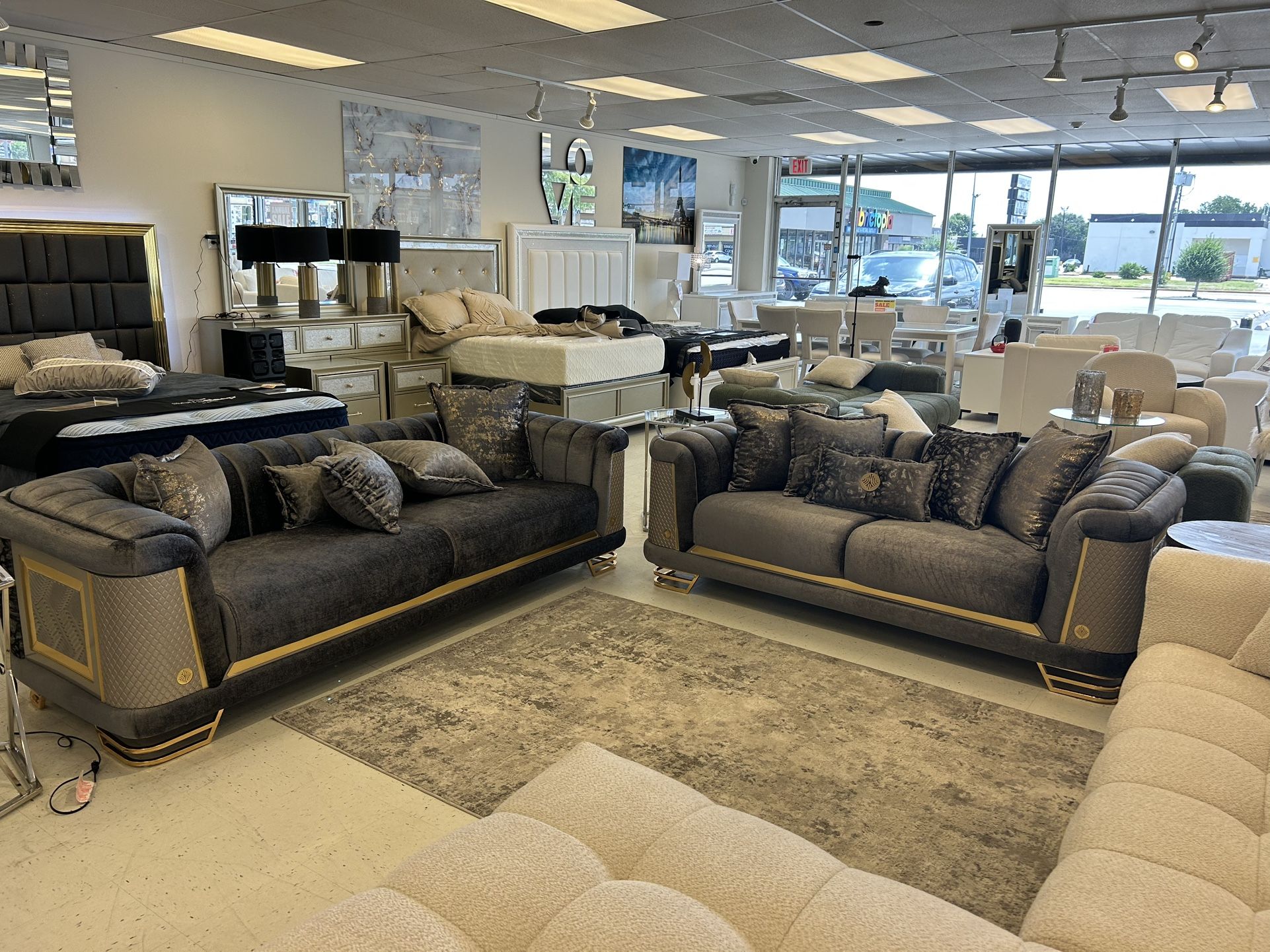 NEW SOFA & LOVESEAT
