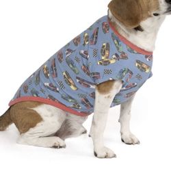 Canada Pooch Follow Me Tee - Racecars - Size 24 (23-25" Back Length)