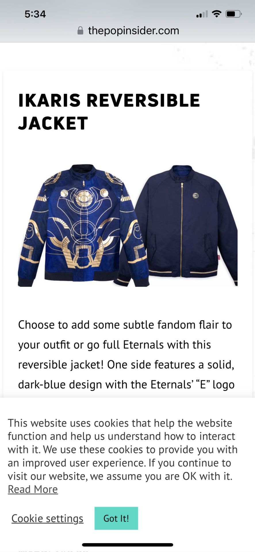 IKARIS REVERSIBLE JACKET