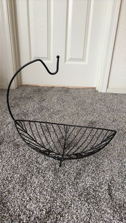 Black Metal Fruit Basket