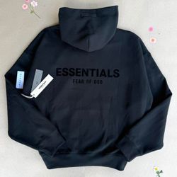 🔥 Fear of God Essentials “Fear Of God” Stretched Limo Hoodie Condition: Brand New | 100% Authentic