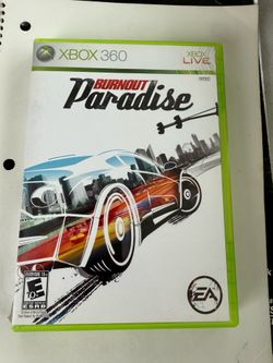 Burnout paradise. Xbox 360