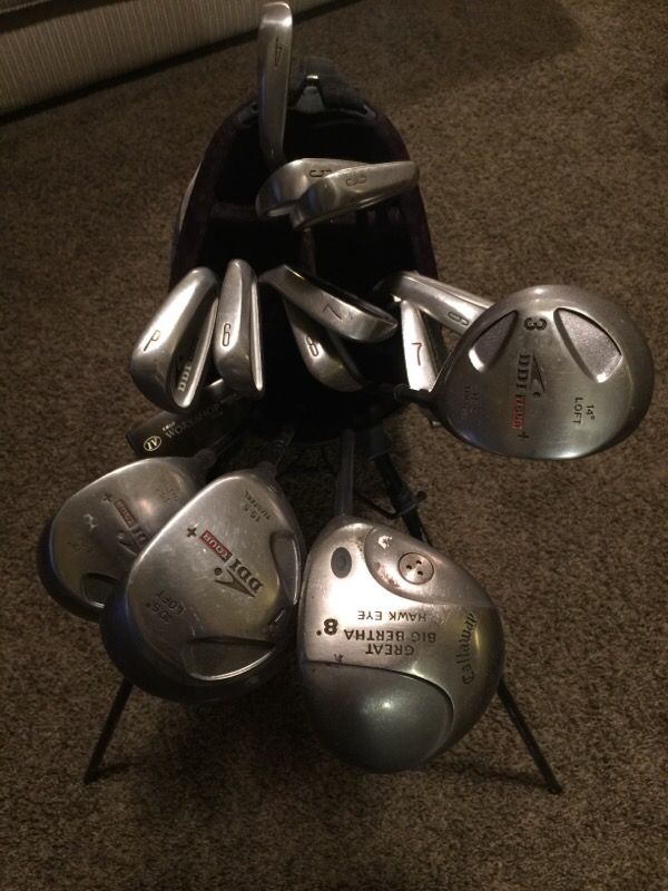 DDI / Calloway golf clubs and bag