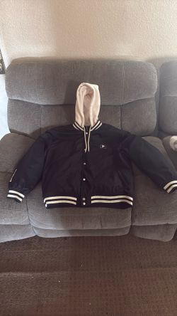 Primitive Skateboarding Varsity Jacket Men’s 2XL Black Hoodie 