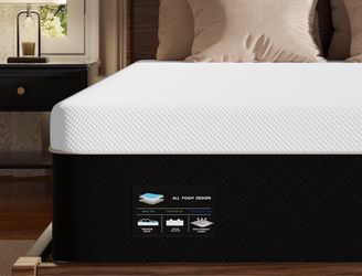 14” Extra Firm Full Size Memory Foam Mattress – Open Box
