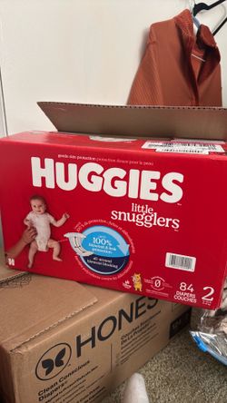 Huggies size 2; 84 count diapers - Located in Downey