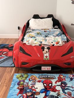 Kids Electric Corvette Bed 
