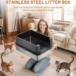 Stainless Steel Cat Litter 
