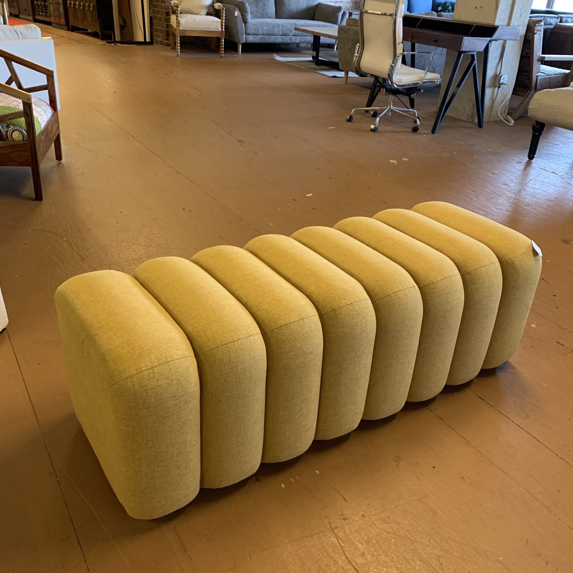 Harvest Yellow Accent Bench