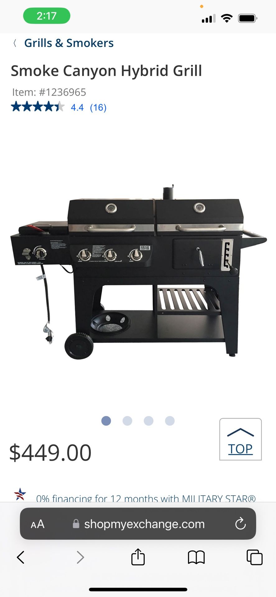 Smoke Canyon Hybrid Grill (New In Box)