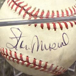 Stan Musial autographed 