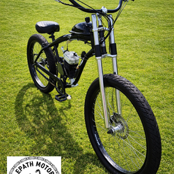 Sikk Fat Tire Motorized Bicycle Motorbike