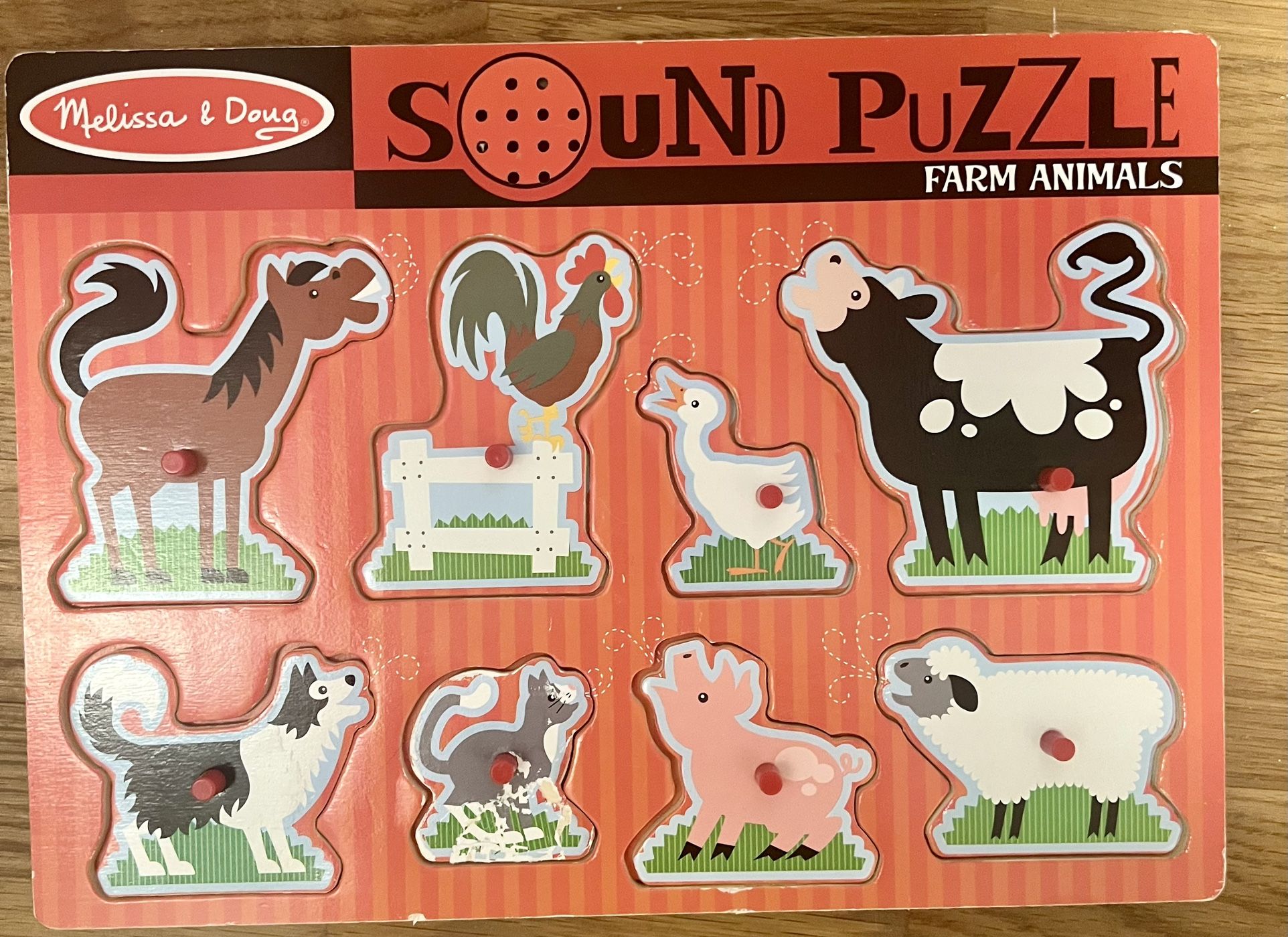 Melissa & Doug Farm Animal Sound Puzzle