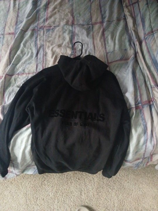 Black Essential Hoodie