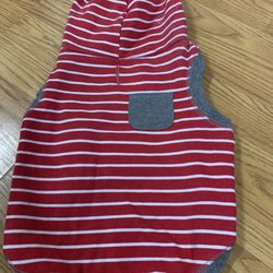 Medium Red And White Dog Coat