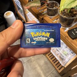 Authentic Pokemon Saphire GBA
