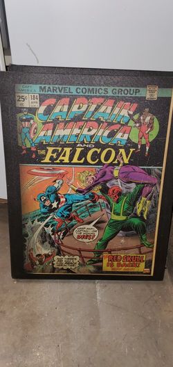 CAPTAIN AMERICA Comic Wall Picture