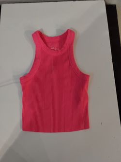 Aerie hot pink top size XS