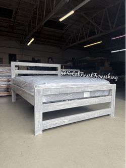 Full bed and mattress