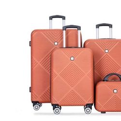 Tripcomp Luggage Sets 4 Piece Suitcase Set (14/20/24/28) Hardside Suitcase