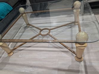 Living Room Glasstop Table