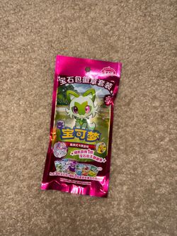 Pokemon  TCG S-Chinese Exclusive collection Gem 1,2,3 Pack Badge Set