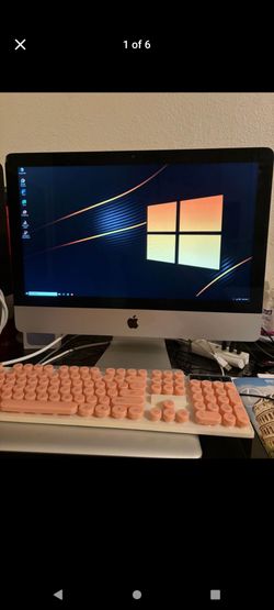 21.5" IMAC (late 2013 model) RUN by WIN-10 PRO